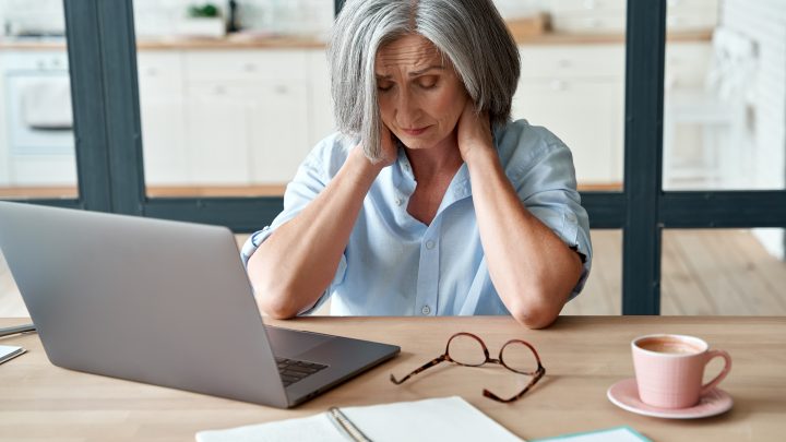 woman suffering from menopause fatigue