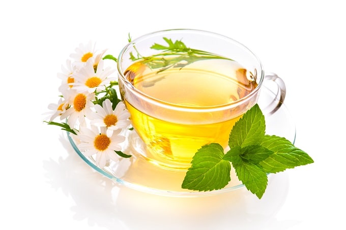 Peppermint and Chamomile tea can ease digestive issues